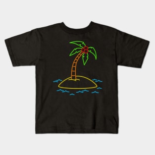 Neon Tropical Kids T-Shirt